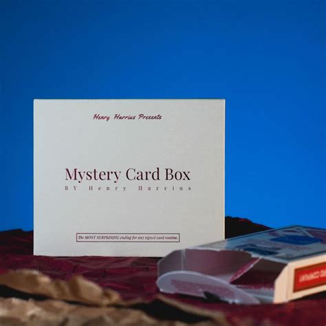 MYSTERY CARD BOX BY HENRY HARRIUS – Henry Harrius Presents