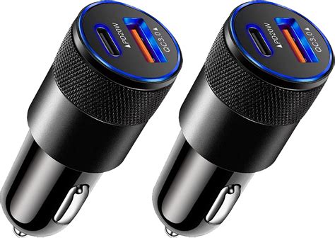 Amazon Car Charger W Usb Type C Pd Android Cellphone Charging Qc