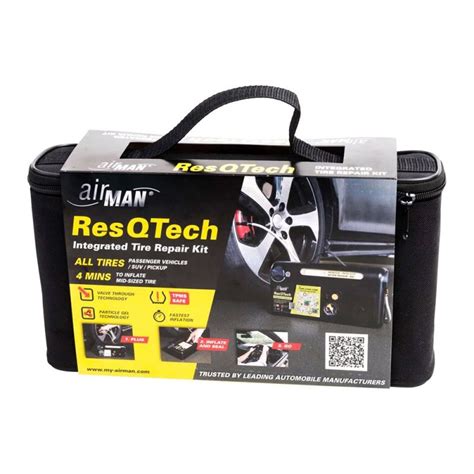 Kit Reparatie Anvelopa Cu Compresor Premium ResQ Tech Solutie Etansare