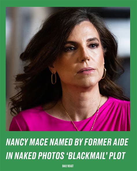 Rep Nancy Mace Displays Nude Photo Accuses Ex Fiancé of Secret Recording and Rape in House