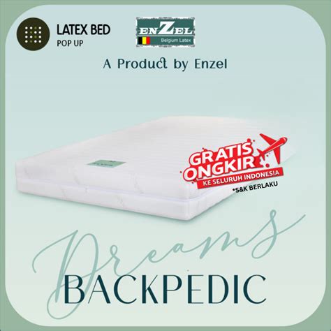 Jual Kasur Full Latex Dreams Backpedic 19Cm Uk 90x200 200x200Cm