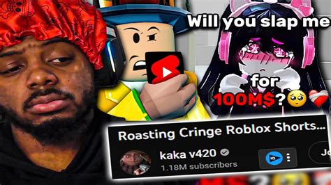 Kakav420s Roasting Cringe Roblox Shorts Made Me Cringe Youtube