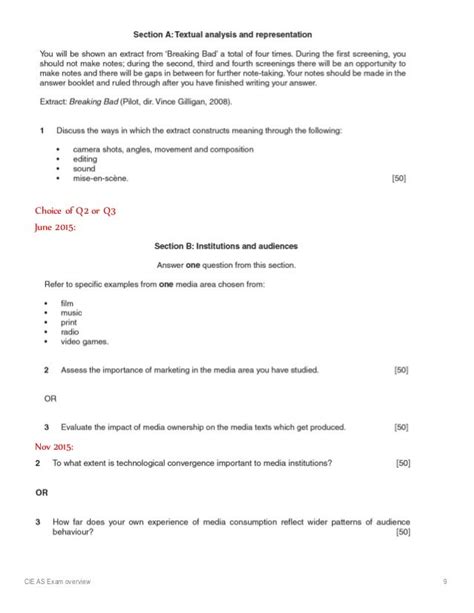 As Cie Exam Overview