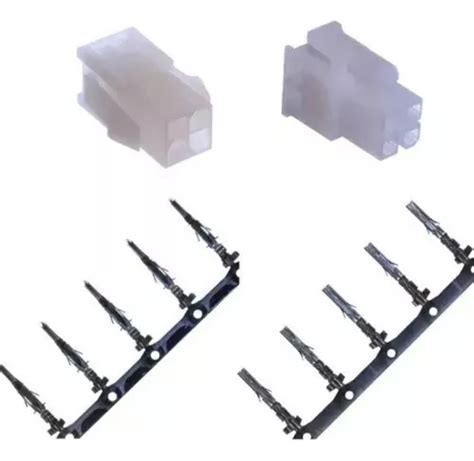 Conector Mini Fit F Mea E Macho Vias Terminais Kits Mercadolivre