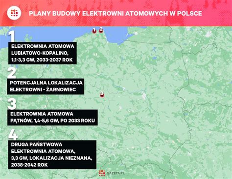 Gdzie Kiedy Jakie Oto Plany Budowy Elektrowni Atomowych W Polsce Mapa