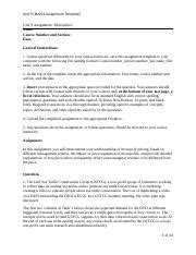 Bu224 Unit9 Assignment Template 1 Docx Unit 9 BU224 Assignment