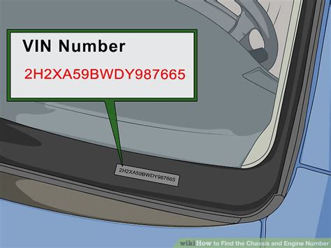 3 Ways To Find The Chassis And Engine Number Wikihow