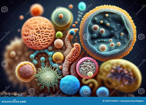 Viruses Germs And Bacteria Types Of Microorganisms Under Microscopic