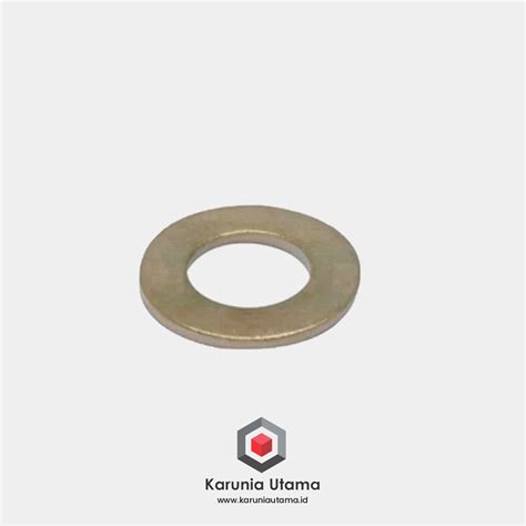 Karunia Utama Jual Besi Ring Plat Flat Washer Kuning M8 X 30 Mm X 2