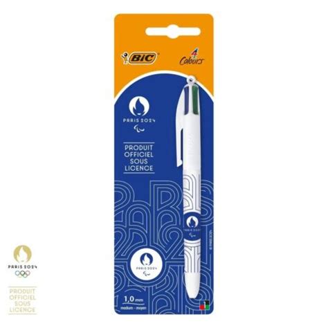 Bic Stylo Couleurs Jo Paris Jeux Olympiques Art Deco Made