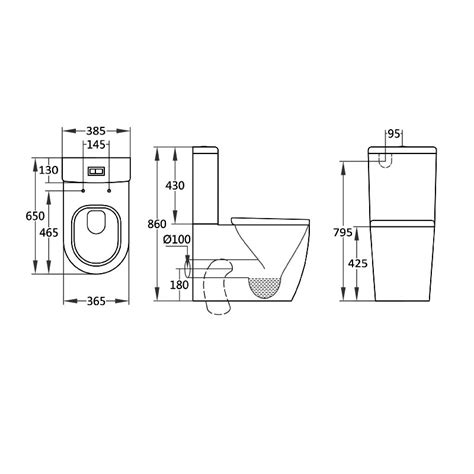 Wall Faced Toilet Suite Kdk002