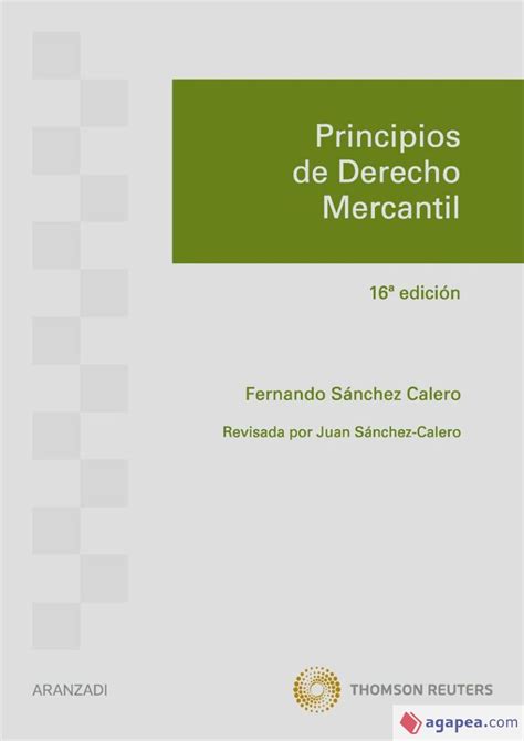 PRINCIPIOS DE DERECHO MERCANTIL FERNANDO SANCHEZ CALERO 9788499038384