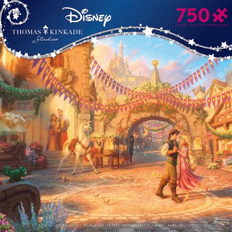 Tangled Puzzle Thomas Kinkade Disney Collection Pieces Ceaco