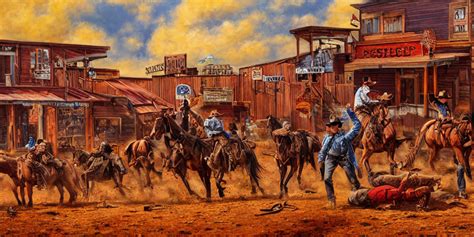 Western Shootout Art