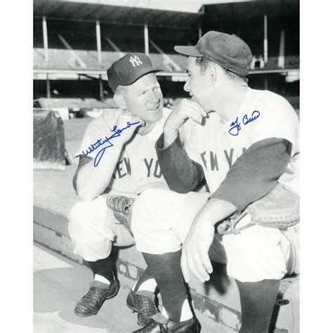 Yogi Berra Whitey Ford Signed Yankees X Photo Steiner Coa