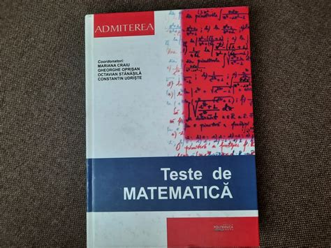 TESTE DE MATEMATICA ADMITERE POLITEHNICA 2020 MARIANA CRAIU 25 3