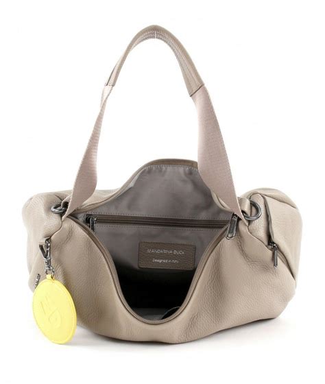 Mandarina Duck Mellow Sacca In Pelle Con Tracolla Taupe Acquista A