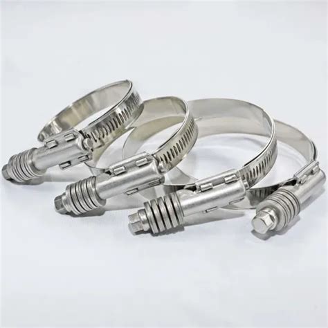 Stainless Steel American Type Heavy Duty Hose Clamp Adjustable