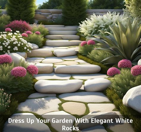 Dress Up Your Garden With Elegant White Rocks Corley Designs