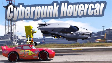 Cyberpunk Hovercar Gta Flying Car Mods Youtube