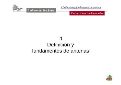 Pdf Definici N Y Fundamentos De Antenasfundamentos De Antenas