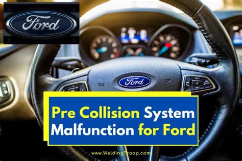 Pre Collision System Malfunction For Ford Causes Solutions