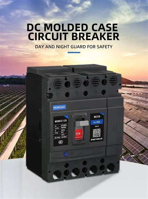 Tuv Mark Dc Mccb V Electrical Circuit Breakers For Solar System