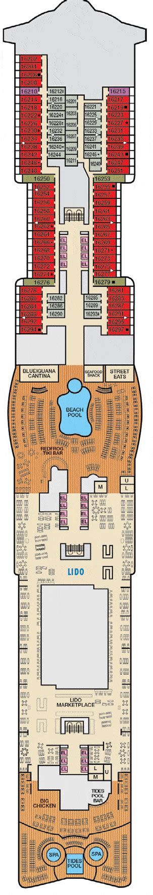 Carnival Jubilee Deckplan Kabinen Plan