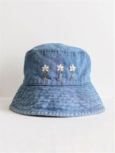 Mushroom Embroidered Bucket Hat Woman S Bucket Hat Men S Bucket Hat