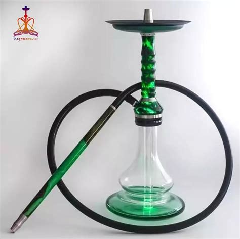 New Inside Rechargeable Led Lighting Stainless Steel Resin Hookah With Big Smoking China