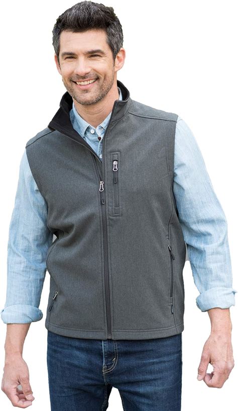 Landway Neo 3 Layer Soft Shell Vest Carbon L At Amazon Men’s Clothing Store