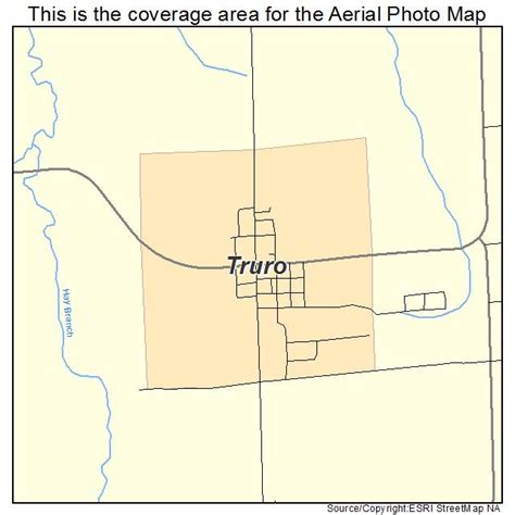 Aerial Photography Map of Truro, IA Iowa