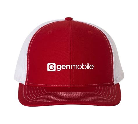 Gen Mobile Richardson Snapback Trucker Cap With Genmobile Logo Gm