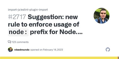 Suggestion New Rule To Enforce Usage Of Node Prefix For Node Js