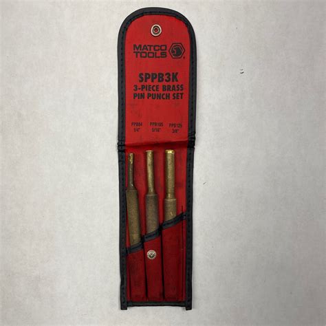 Matco 3pc Brass Punch Set SPPB3K Shop Tool Swapper