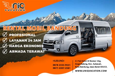 Rental Mobil Bandung Supir Murah Info Terupdate 2022