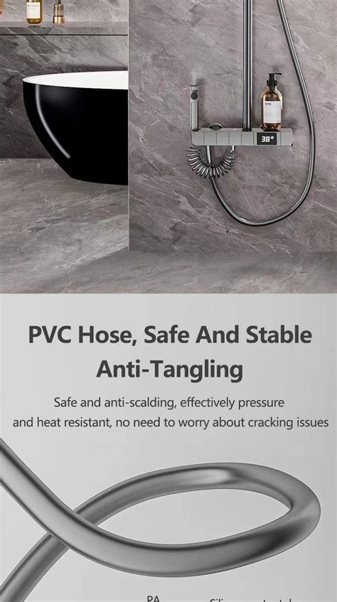 MANUYAMA Shower Set With Faucet Bidet In Shower Set Hot And Cold Hot And Cold Shower Set