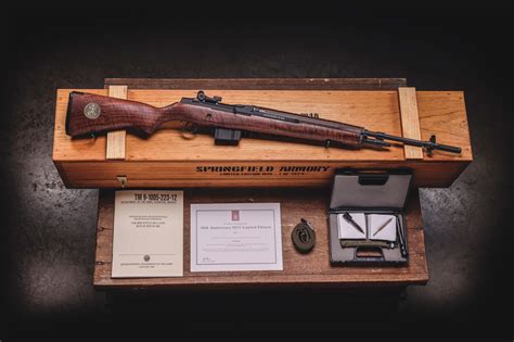 Limited Special Edition 50th Anniversary M1a Rifle Gold Guns