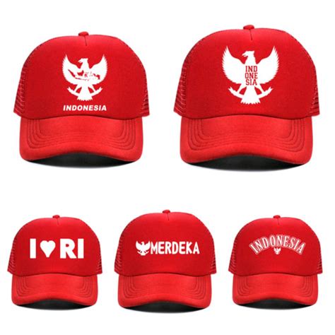 Jual Topi Jaring Kemerdekaan Indonesia Topi Trucker Hut Ri Topi