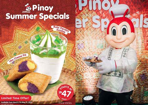 Jollibee Offers Pinoy Summer Specials With Ube Cheese Pie And Buko