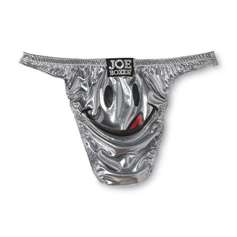 Joe Boxer Men S Metallic Thong Underwear Smiley Face