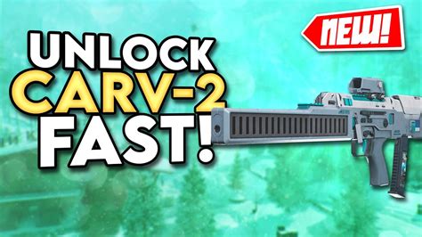 NEW CARV 2 TACTICAL RIFLE UNLOCK FAST BEST ATTACHMENTS IN WARZONE