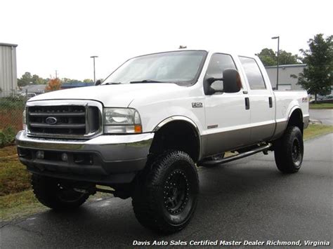 2004 Ford F 250 Super Duty Lariat Diesel Lifted 4x4 Crew Cab Sb