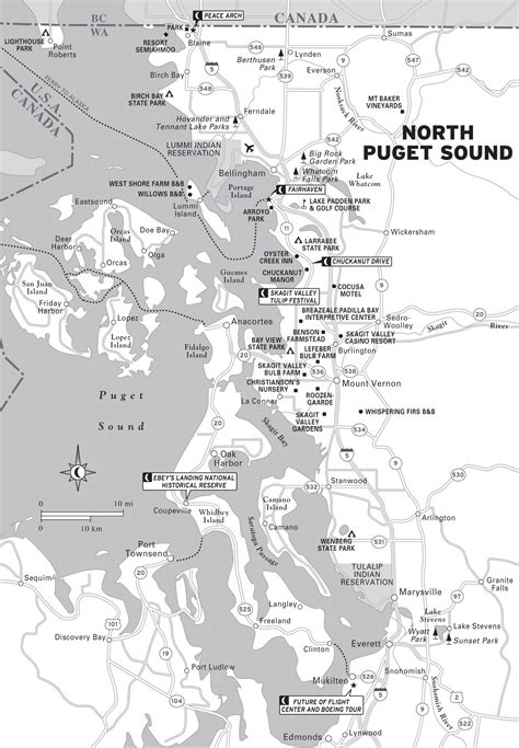 Printable Puget Sound Map - Free Printable Templates