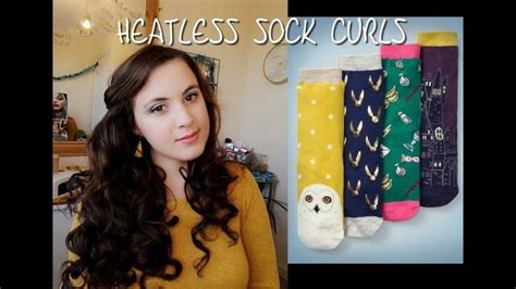 How To Easy Heatless Curls With Socks Wow In Overnight Curls