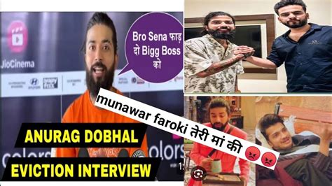 Eviction Interview Of Anurag Dobhal Anurag Dobhal Evicted Interview