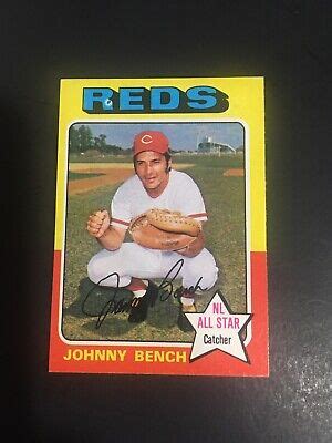 Topps Johnny Bench Nm Mt Hof Free Shipping On Any Ebay