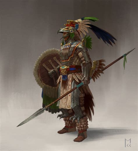 Aztec Knights Manuel Castañón On Artstation At Artstation