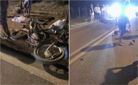 Motociclistas Batem De Frente E Morrem Na Hora Em Rodovia R News