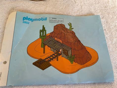 Vintage Western Playmobil 3802 McLarens Goldmine 1994 Rare 99